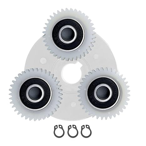 3PCS 36 Tooth Ebike Hub Motor Clutch, E Bike Motor Gear Clutch Kit Replacement Accessory