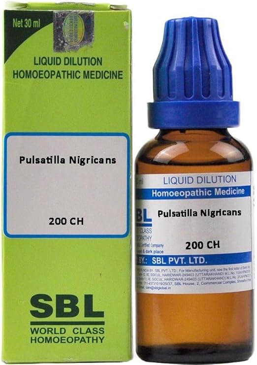 SBL's Pulsatilla Nigricans 200 Dilution 30 ml