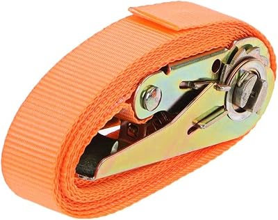 AIHUA Store Porable Heavy Duty Tie Down Cargo Strap Luggage Lashing Strong Ratchet Strap Belt with Metal Buckle
