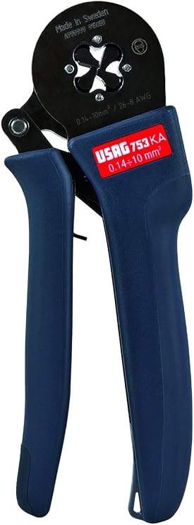 USAG U07530004 - 753 KA - Self-adjusting crimping pliers for square terminals