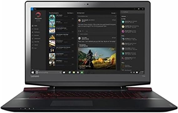 Lenovo Ideapad Y700 17.3" FHD Flagship High Performance Gaming Laptop PC | Intel Core i7-6700HQ | 16GB RAM | 1TB+128GSSD | NVIDIA GeForce GTX 960M with 4GB | Backlit Keyboard | Windows 10