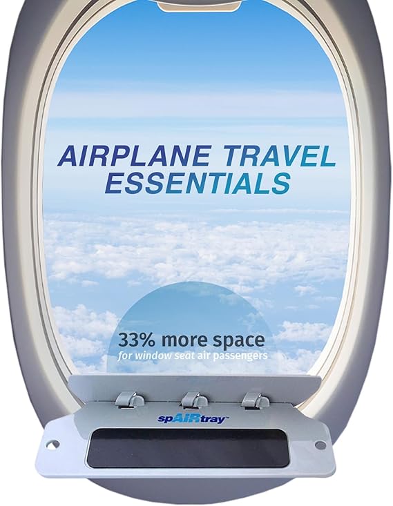 Travel Shelf - Airplane Tray Cover, Table Organizer Plane Travel Essentials