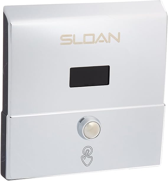Sloan EL-595-A Water Closet Electronic Sensor w/Sensor and Override Switch - For use with Sloan Flushometers, Chrome Plate Finish, Original OEM Replacement Parts, 3305104