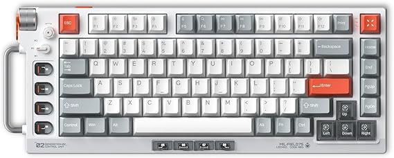 nuphy Field75 HE V2 75%レイアウト 83キー ゲーミングキーボード ノブ付き