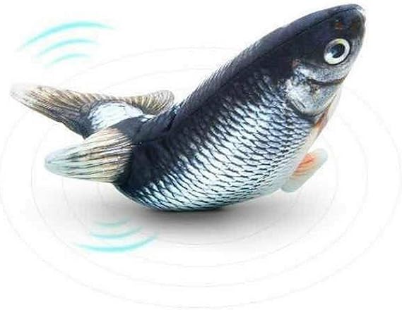 QIAONIUNIU Electric Moving Fish Interactive Plush Toys