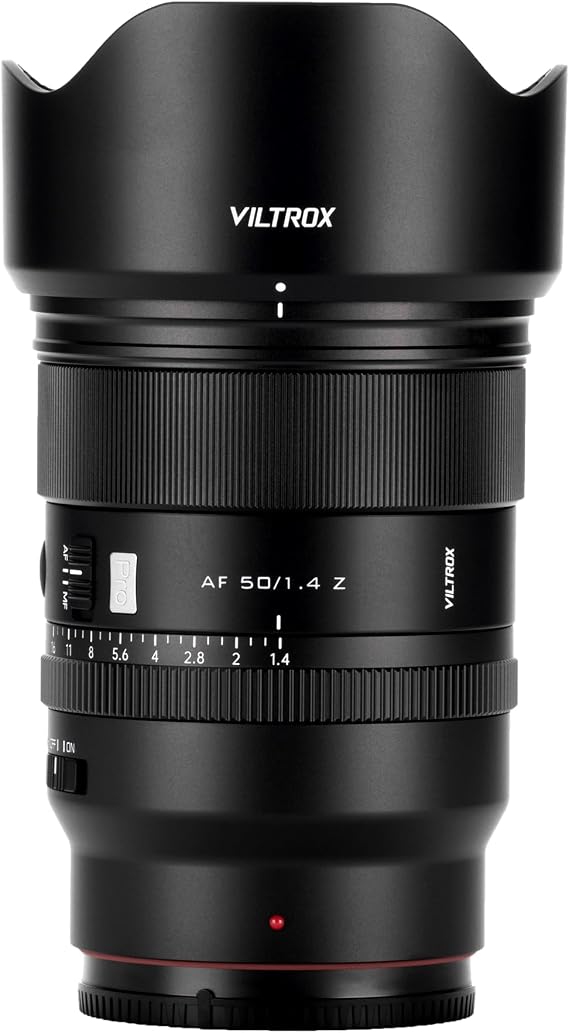VILTROX 50mm f1.4 Pro Z Lens, AF 50mm f/1.4 Z for Nikon Z, F1.4 Bright Aperture Prime Lens for Nikon Z Mount Z6 III Zf Z8 Z9 Z30 Zfc Z50 II Z7 II ZR