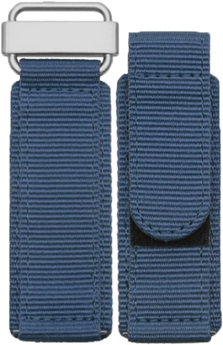 22mm/24mm Hook Loop Military Style band Adjustable-Length Velcro Nylon watch Strap Compatible with Panerai Bell & Ross watch