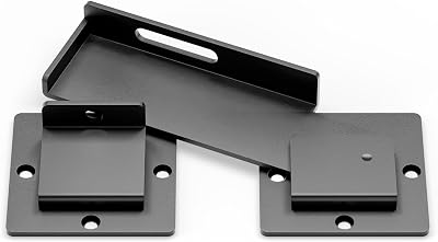 TOIMIOTOIM 7.5 Flip Gate Latch Lock with Padlock Hole, 3.5mm Heavy Duty Gate Latch for Wooden Fence Gates, Swing Gate, Outdoor Fence Shed Barn Door Latch Lock, Gate Latches Hardware, Matte Black