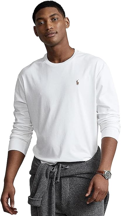 POLO RALPH LAUREN Mens Classic Fit Soft Touch Long-Sleeve Tee