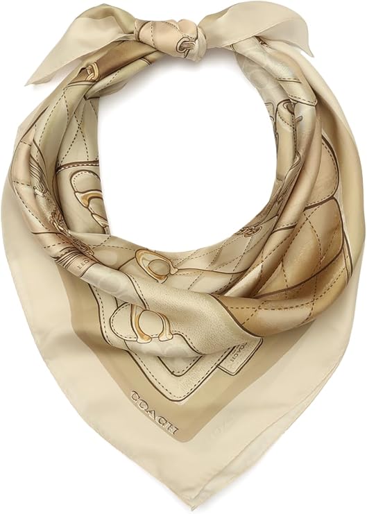 Coach Women's Stacked Tabby Printed Silk Square