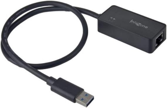 IO Crest USB 3.0 to RJ45 10/100/1000 Gigabit Ethernet LAN NIC Adapter for Windows, Mac, Linux - SY-ADA24029