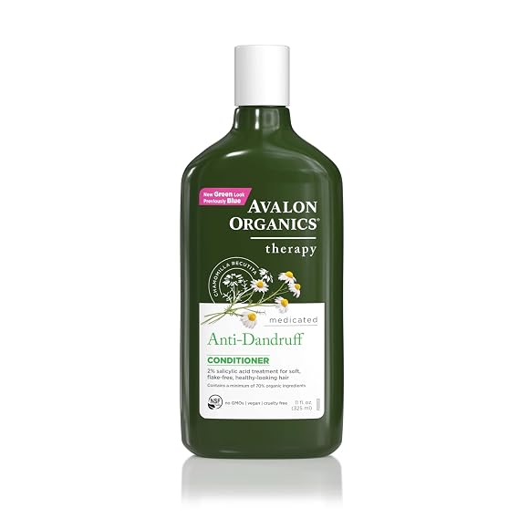 Avalon Organics All Natural Dandruff Therapy Conditioner, 11 Fl Oz