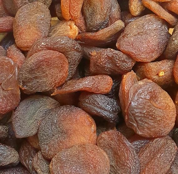 Natural Dried Apricots Brown | No Sulphur | Unsweetened | Sun Dried Whole Fruit | Vegan | No Added Sugar | Packed in the UK (150 g)