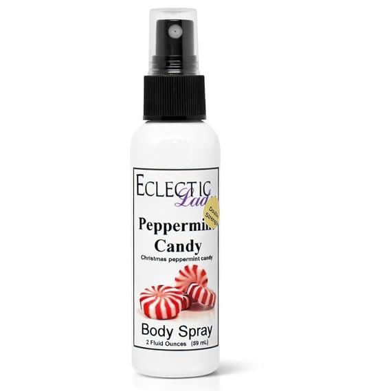 Peppermint Candy Body Spray, Double Strength, 2 ounces, Body Mist