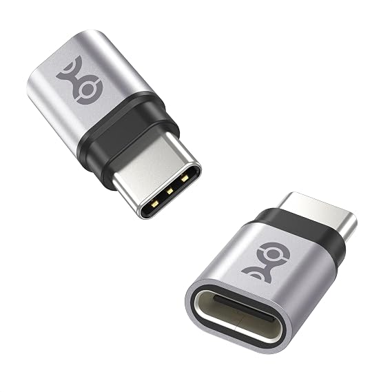Cable Matters 2-Pack USB C Extender Adapter, USB C Male to Female Adapter | [4K@240Hz Video, 240W Charging, 40Gbps Data Transfer] USB Type C Extender