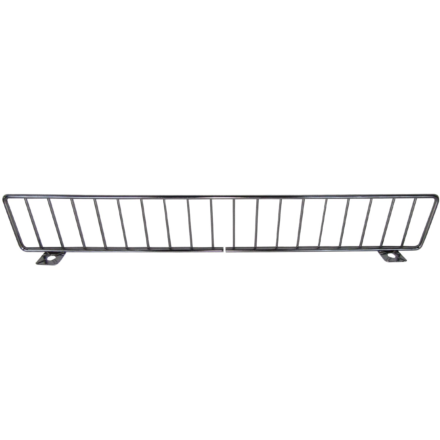AWP Chrome Divider, Fits LozierMadix Style Shelf, 3 x 19 Size, Chrome, Pack of 50