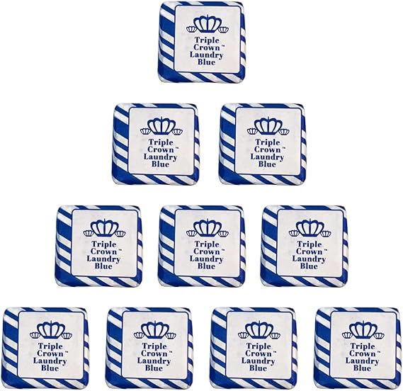 Triple Crown Laundry Blue Squares Whitener (Pack of 10 Tablets)