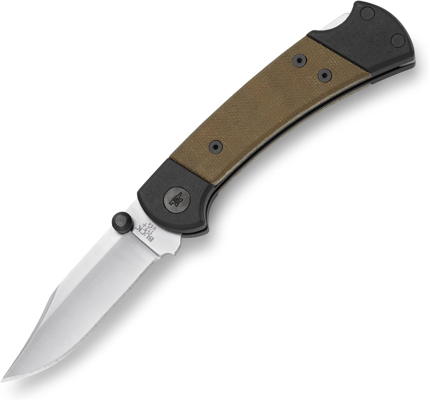 Buck Knives 112 Ranger Sport Folding Pocket Knife, Aluminum Screw-Together Handle, 3 Clip-Point S30V Steel Blade with Pocket Clip