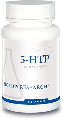 Biotics Research 5HTP 50mg 5HTP Brain Health Promotes Calm Relaxed Mood Overall Sense of Well Being, Serotonin Production, 150 Capsules