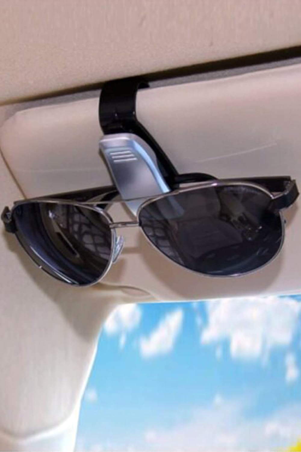 Mobee Car Auto Sunshade Latch Sunglasses Holder Clip