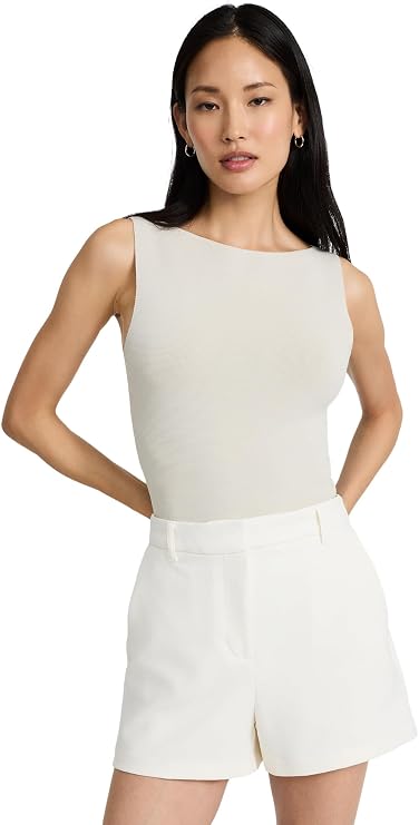 EXPRESS Womens Editor Shorts High Rise 3" Inseam Stretch Dress Short, Work or Weekend