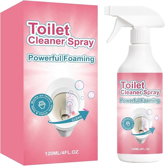 Powerful Foaming Toilet Bowl Cleaner Spray,Fast-Acting Formula for Bathroom Toilet (1)
