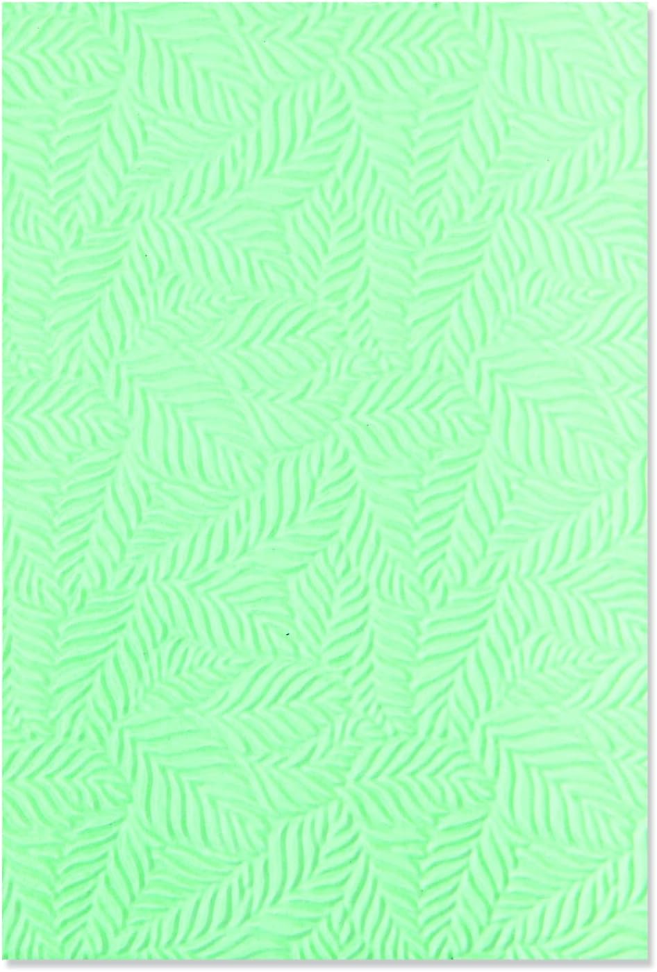 Sizzix 3-D Textured Impressions Embossing Folder Leaf Pattern, 665357, Multicolor