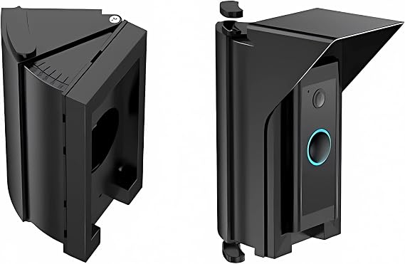 OLAIKE Waterproof 30 to 60 Degree Doorbell Angle Mount for Video Doorbell 1/2/3/3Plus/4/Wired/Pro/Pro2/(2020 Release), Blink and Nest Doorbell Battery/Wired, Black