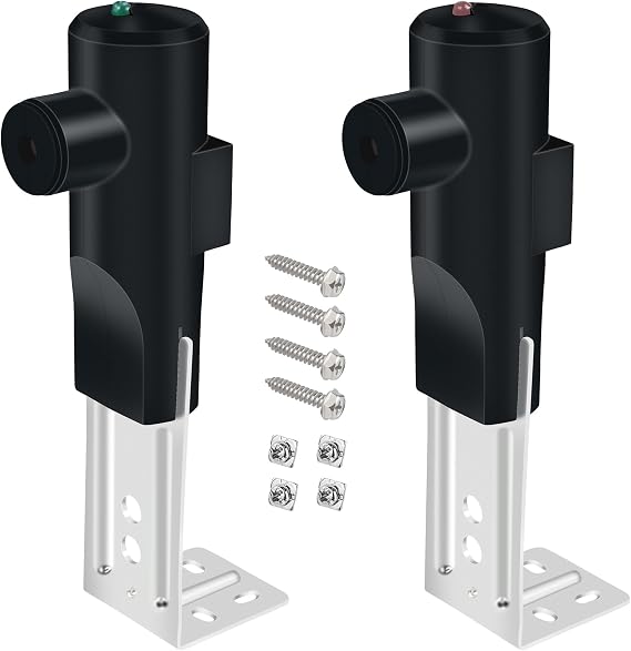 GSTB-R STB-BL Garage Door Safety Beams Kit, Garage Door Sensor, for Garage Door Sensor Replacement, Garage Sensor for Garage Door Openers Manufactured After 1993. with Installation Book.