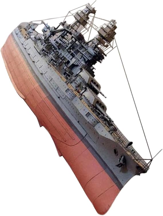QLECXZI 3D Navy Ship Model Assemble for Creative Papercraft Toy Collection Engaging Experience for Kids and Adult Learners Handmade Boat Model Collection Desktop Decoration, no fix Parts