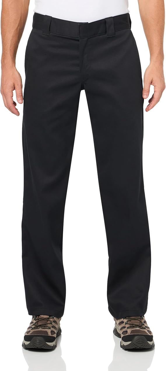 Dickies 873 Slim Fit Work Pants, Black, 31 32
