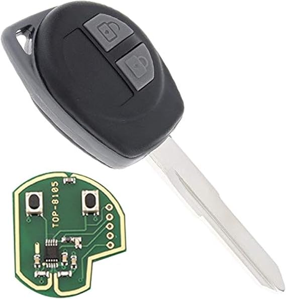 2 Buttons Keyless Uncut Flip Remote Key Fob with ID46 Chip for Suzuki Swift SX4 Alto JIMNY Vitara IGNIS Splash 2007-2013 433MHz