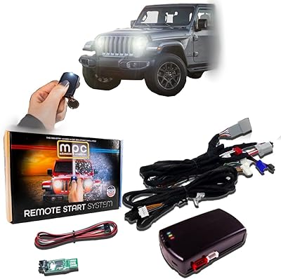 MPC Remote Starter Kit Compatible with Jeep Wrangler & Gladiator 2018-2025 || Plug and Play || Push Lock 3X to Start || All Trims || USA Tech Support