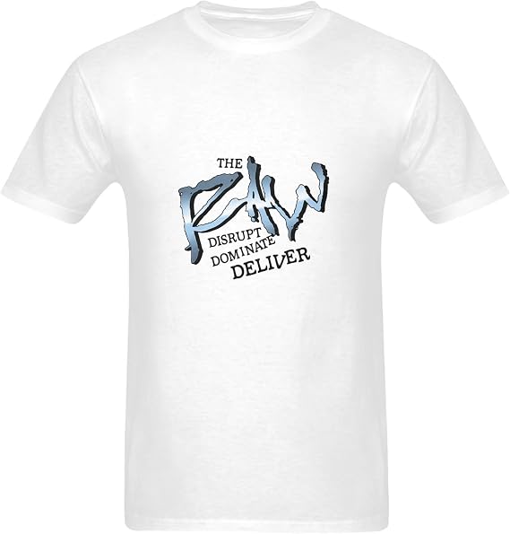 Mens T-Shirts Raw Slogan Graphic Tee Disrupt Dominate Deliver Cotton Shirt Pattern T-Shirt Urban Streetwear Trendy