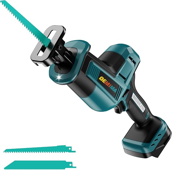 Cordless Brushless Reciprocating Saw for Makta 18V Battery (Tool only)