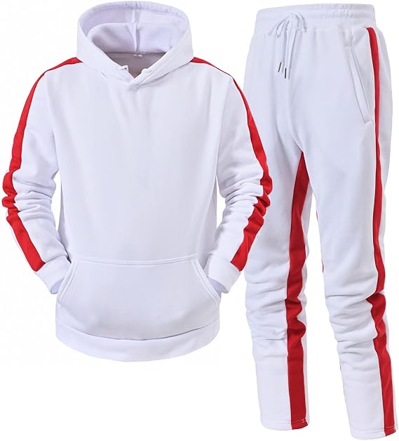 JZYBHL Men's Winter Clothes Hoodie Pants Running Wear Jersey Men's Top and Bottom Set Sweatshirt Top and Bottom Set Long Sleeve Sports Loungewear Spring Autumn Winter Sportswear Set Solid Loose