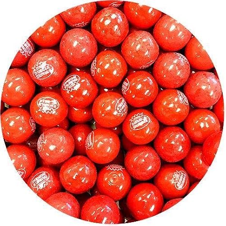 Dubble Bubble Sweet Cherry Gumballs - 3 LB Bulk Bag