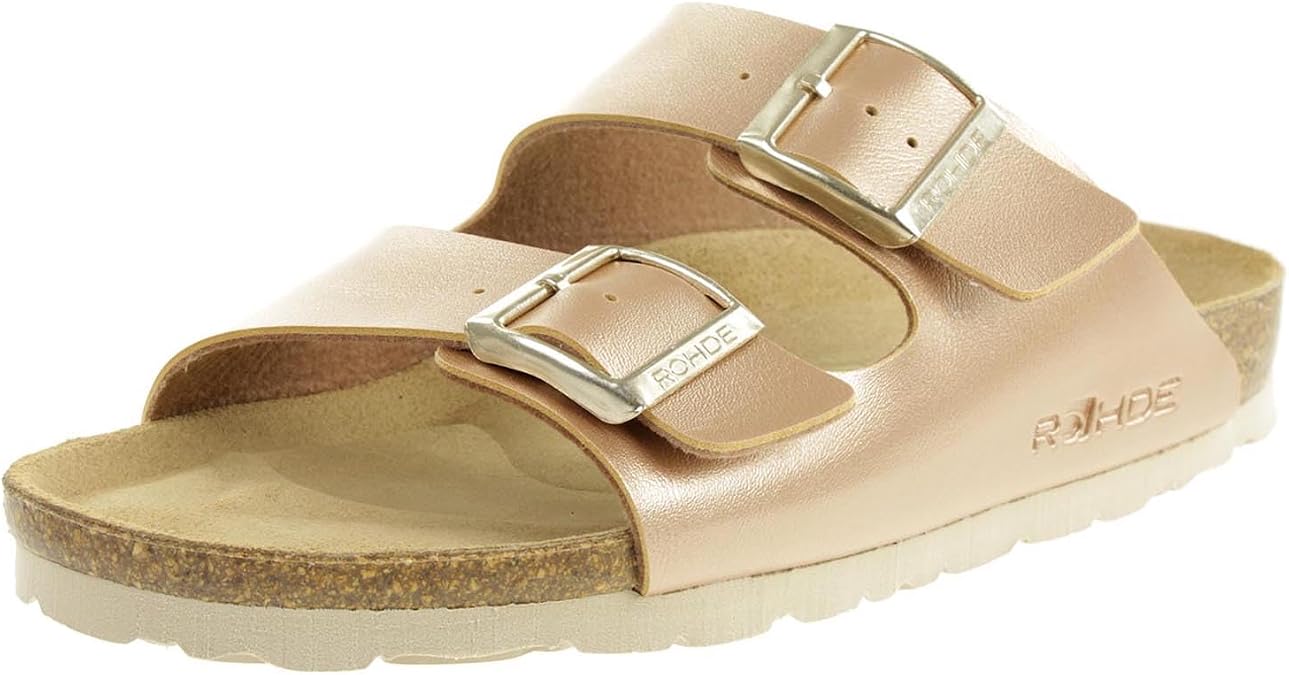 Rohde Alba 5623 29 Women's Slippers Two Strap Gold