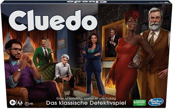 Hasbro Gaming Cluedo Board Game for Children from 8 Years Newly Designed Cluedo Game for 2 to 6 Players Detective and Puzzle Game Mystery Game Perfect for Children