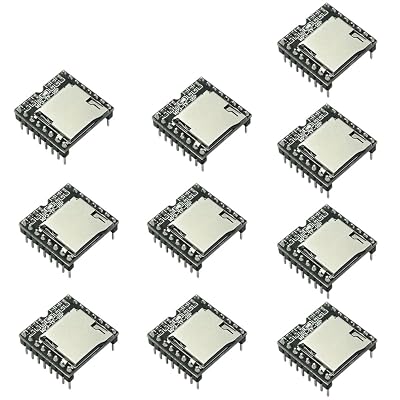 10PCS DFPlayer Mini MP3 Player Module MP3 Voice Decode Board Supporting TF Card U-Disk IOSerial Port for Arduieno DIY Kit New 2025 for Arrival High for Quality