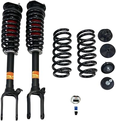 Strutmasters Air Suspension Conversion Kit compatible with Mercedes-Benz GL320 BlueTEC 4MATIC Diesel 2007-2009 4-Wheel Conversion Kit With Shocks and Suspension Warning Light Module MK14GM