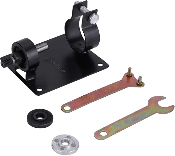 Electric Drill Cutting Seat Stand Holder Set, Polishing Grinding Machine Bracket with 2 Wrench for Stable Cutting Polishing Grinding(13MM)
