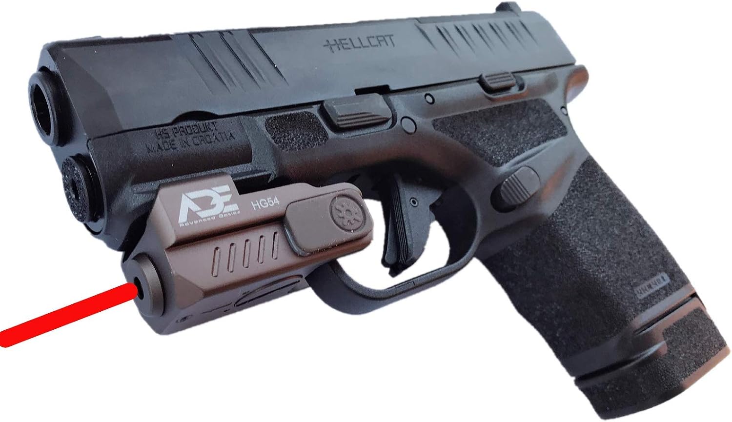 Ade Advanced Optics Full Metal FDE(Flat Dark Earth) HR54C Rechargeable RED Class IIIA Laser with Magnetic USB Charger