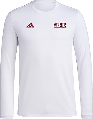 adidas Mens Atlanta United FC Pre-Game Long Sleeve T-Shirt