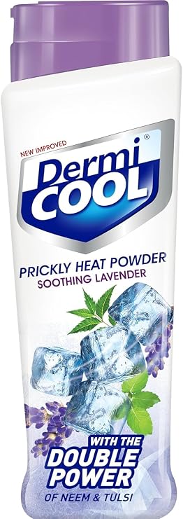Dermi-Cool. Prickly Heat Powder, Lavender Scent, 400G