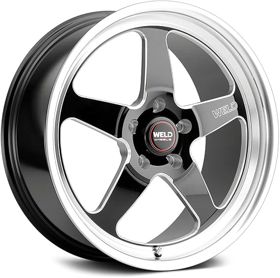 Weld - S104 15x7 Ventura 5x120.65 ET00 BS4.00 Gloss BLK MIL DIA 78.1 (S104B7063400)