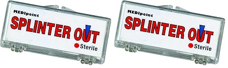 Medique Products 76512 Splinter Out, 10-Per Pack, silver (Pack of 2)