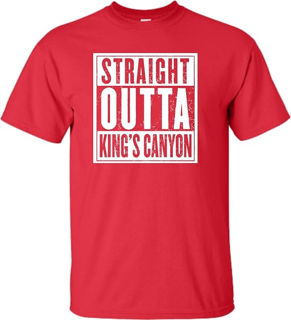 Go All Out Adult Straight Outta King's Canyon T-Shirt