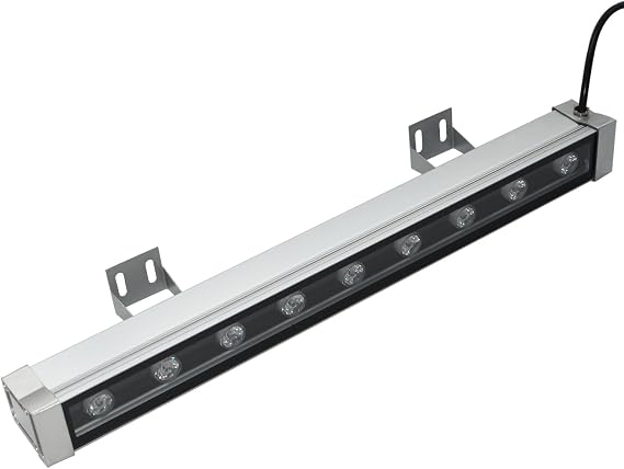 RSN 9W LED Wall Washer Light Cool White 6500K Aluminum Outdoor IP65 Waterproof Security Flood Spot Projector Lighting for Advertising Building [Energy Class A+]