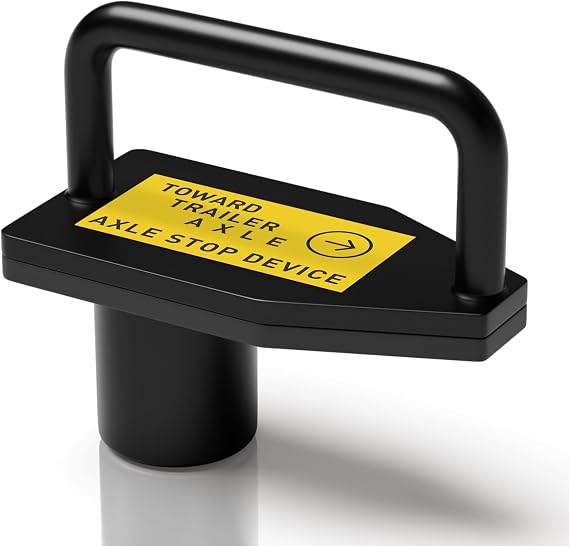 Trailer Axle Stop Device - Heavy Duty Steel Tandem Stopper for Semi Trucks, Semi Trailer Tandem Slide Tool, Strong Magnetic Semi Trailer Tandem Slide Stopper, Steel Axle Lock Tool, Trailer Slide Pin